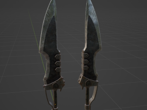 Matched Slicers Dual Blades - Monster Hunter World Model 3D
