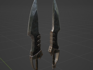 Matched Slicers Dual Blades - Monster Hunter World Model 3D
