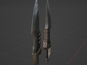 Matched Slicers Dual Blades - Monster Hunter World Model 3D