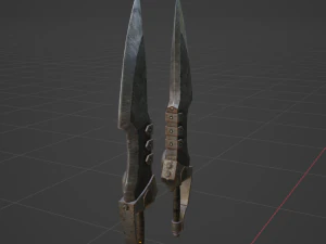 Matched Slicers Dual Blades - Monster Hunter World 3D Model