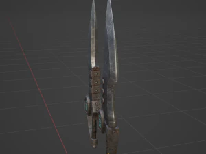 Matched Slicers Dual Blades - Monster Hunter World 3D Model