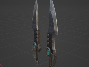 Matched Slicers Dual Blades - Monster Hunter World Model 3D