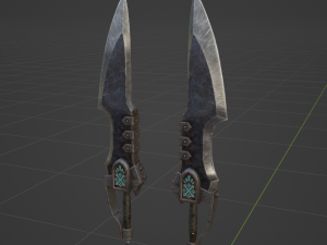 Matched Slicers Dual Blades - Monster Hunter World Model 3D