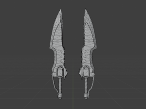 Matched Slicers Dual Blades - Monster Hunter World Model 3D