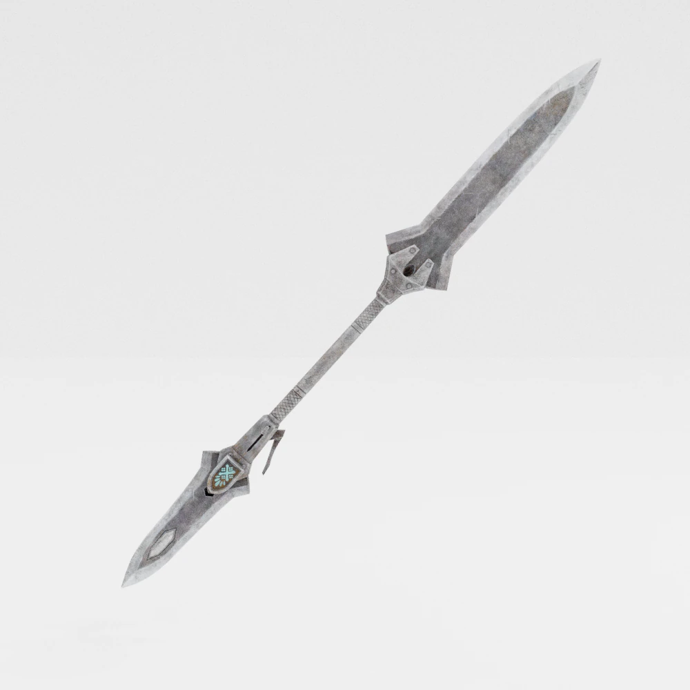 Iron Blade Insect Glaive - Monster Hunter World 3D Model .c4d .max .obj .3ds .fbx .stl .blend 