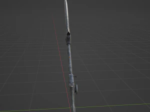 Iron Blade Insect Glaive - Monster Hunter World 3D Model