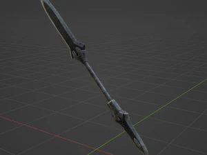 Iron Blade Insect Glaive - Monster Hunter World 3D Model