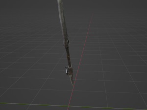 Iron Blade Insect Glaive - Monster Hunter World Modello 3D