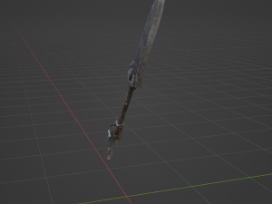 Iron Blade Insect Glaive - Monster Hunter World Modello 3D