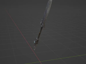 Iron Blade Insect Glaive - Monster Hunter World 3D Model