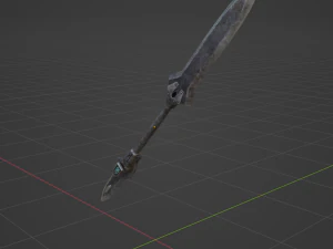 Iron Blade Insect Glaive - Monster Hunter World 3D Model