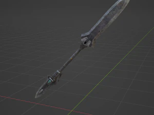 Iron Blade Insect Glaive - Monster Hunter World 3D Model