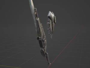 Iron Gunlance - Monster Hunter World 3D Model