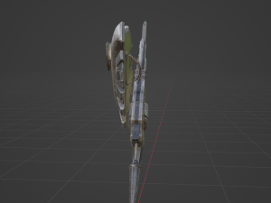 Iron Gunlance - Monster Hunter World Modelo 3D