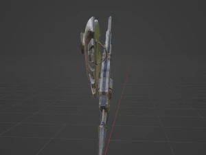 Iron Gunlance - Monster Hunter World 3D Model