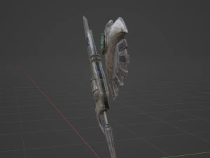 Iron Gunlance - Monster Hunter World 3D Model