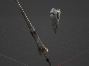 Iron Lance - Monster Hunter World Modelo 3D