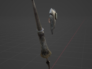 Iron Lance - Monster Hunter World Modelo 3D