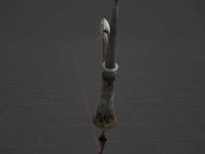Iron Lance - Monster Hunter World Modelo 3D