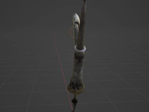 Iron Lance - Monster Hunter World 3D Model