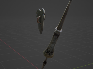 Iron Lance - Monster Hunter World Modelo 3D