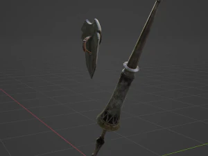 Iron Lance - Monster Hunter World 3D Model