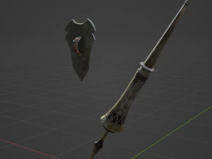 Iron Lance - Monster Hunter World 3D Model