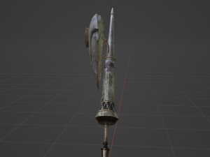 Iron Lance - Monster Hunter World Modelo 3D