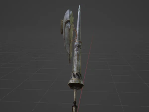 Iron Lance - Monster Hunter World 3D Model
