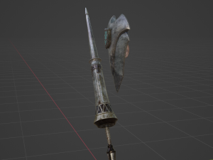 Iron Lance - Monster Hunter World Modelo 3D