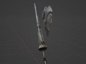 Iron Lance - Monster Hunter World 3D Model