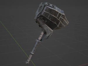 Iron Hammer - Monster Hunter World 3D Model