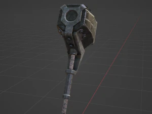 Iron Hammer - Monster Hunter World 3D Model