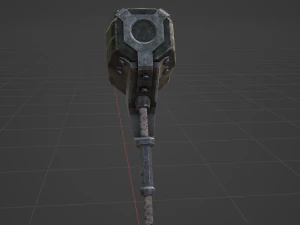 Iron Hammer - Monster Hunter World 3D Model