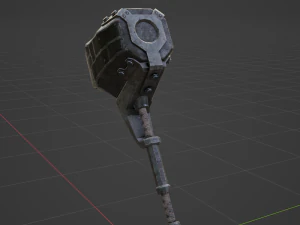 Iron Hammer - Monster Hunter World 3D Model