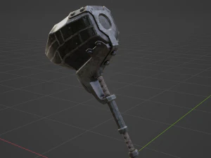 Iron Hammer - Monster Hunter World 3D Model