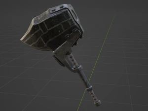 Iron Hammer - Monster Hunter World 3D Model