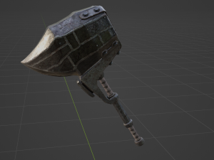 Iron Hammer - Monster Hunter World 3Dモデル