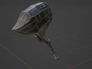 Iron Hammer - Monster Hunter World 3D Model