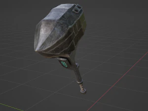 Iron Hammer - Monster Hunter World 3D Model