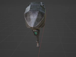Iron Hammer - Monster Hunter World 3D Model