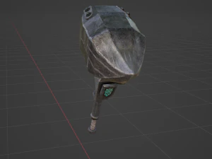 Iron Hammer - Monster Hunter World 3D Model