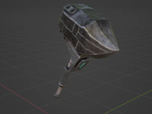 Iron Hammer - Monster Hunter World 3D Model