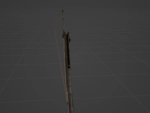 Iron Katana - Monster Hunter World 3D Model