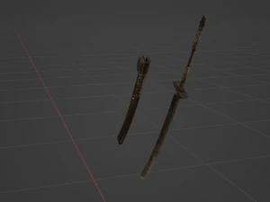 Iron Katana - Monster Hunter World 3D Model
