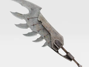 Grande &eacute;p&eacute;e du d&eacute;fenseur - Monster Hunter World Modèle 3D