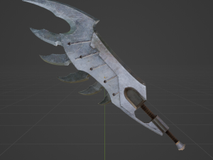 Defender Great Sword - Monster Hunter World Modello 3D