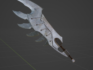Defender Great Sword - Monster Hunter World Modello 3D