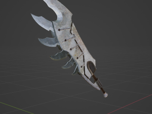 Defender Great Sword - Monster Hunter World Modello 3D