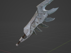 Defender Great Sword - Monster Hunter World Modello 3D